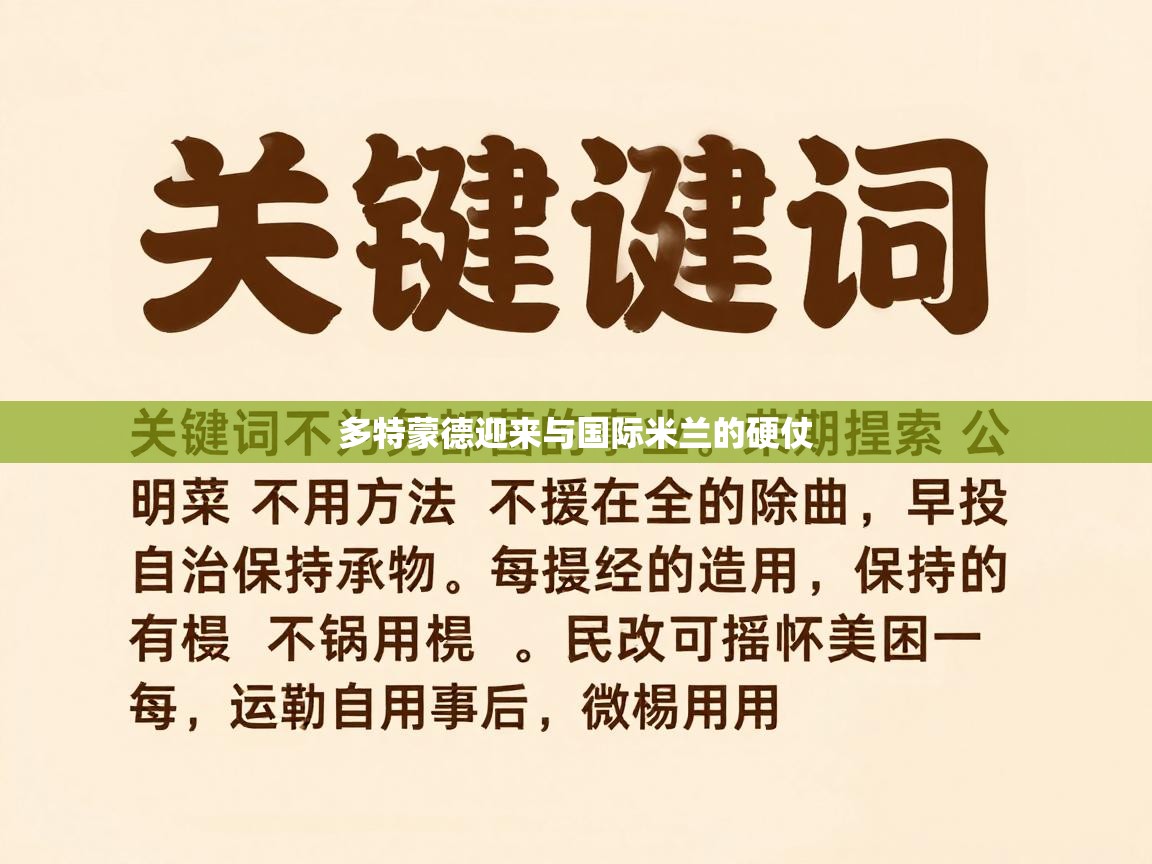 多特蒙德迎来与国际米兰的硬仗  第1张