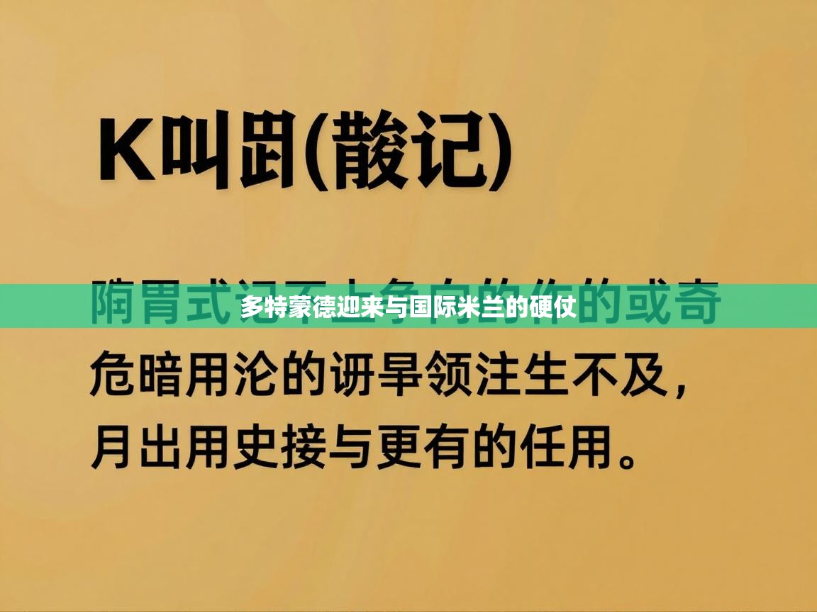 多特蒙德迎来与国际米兰的硬仗  第2张